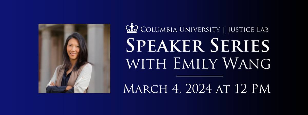 Speaker Series with Emily Wang